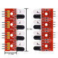 Four-Way Infrared Tracing 4 Channel IR Tracking Module Transmission Line Obstacle Avoidance For Arduino Smart Car Robot DIY Kit. 