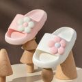 Summer Children's Girls Flower Slippers Casual Solid Soft  Boys Slippers Breathable Non-slip Home Bathroom Slipper Kids shoes. 