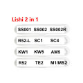 Lishi 2 in 1 SS001 SS002 PRO SS002R R52L SC1 SC4 KW1 KW5 AM5 R52 TE2 M1MS2 Locksmith Tools for Home Door Civil Locks. 