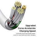 Baseus USB Cable For iPhone Cable 11 12 Pro Max Xs Xr X SE 8 7 6 Plus 6s Data Wire Cord Fast Charger Cable For iPad Air mini 4.