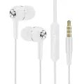 3.5mm Wired Earphone In Ear Headset HIFI Heavy Bass Earbuds Monitor Sports Headset Stereo Music Gaming Headphone with Microphone. 