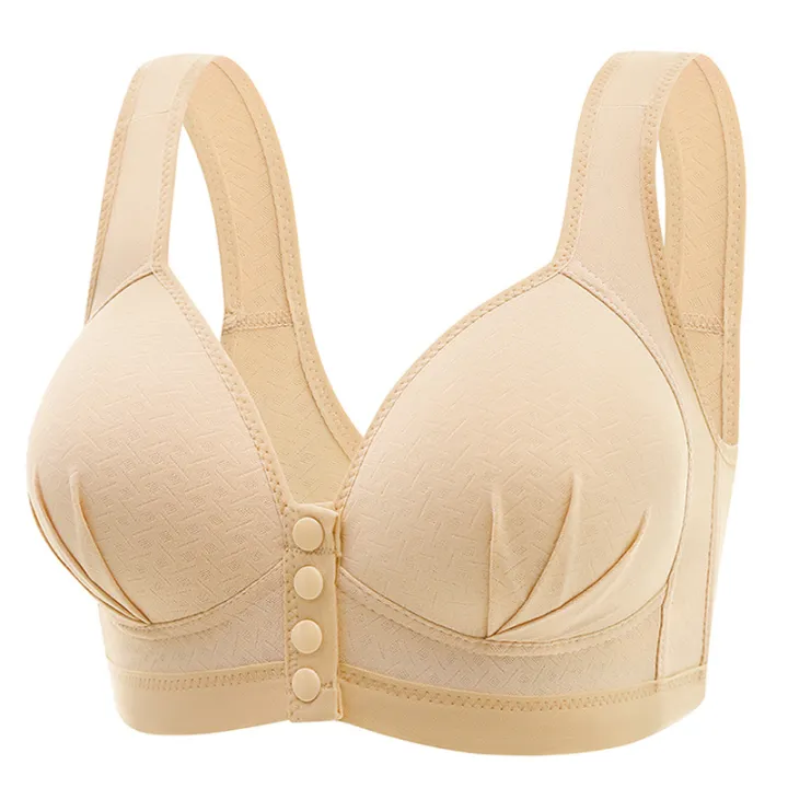 Women's%20Steel-free%20Comfortable%20Breathable%20Front-closing%20Bra%20With%20Gathered%20Back%20Plus-size%20Underwear%20With%20Beautiful%20Back%20Design%20-%20Image%203