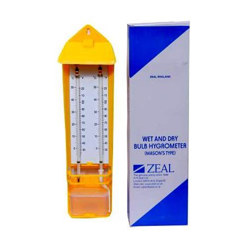 Zeal Wet and Dry Bulb Hygrometer – Mason’s Type