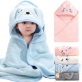 Cartoon Animal Baby Bath Towels Soft Newborn Hooded Towel Blanket Toddler Bathrobe Warm Sleeping Swaddle Wrap for Boys Girls.