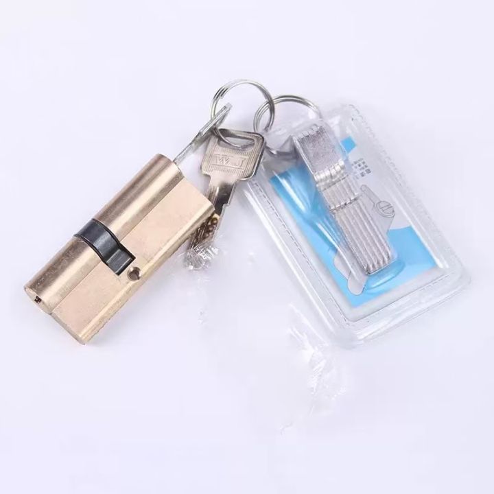 Copper Lock Core 1PCS Universal AB Pure Copper Lock Core for Security Doors Engineering ...