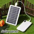 5V 5W Solar Panel with USB Port Waterproof Portable Charger for Mobile Phones Camping Hiking Backpacking Outdoor Emergency Power. 