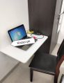 Wall mounted folding laptop table/computer table with foldable brackets. 