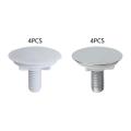 4 Pieces Kitchen Faucet Hole Cover Sealing Sink Tap Hole Plate Blanking Plug for Bathroom Restroom Bathtub Kitchen Hotel.