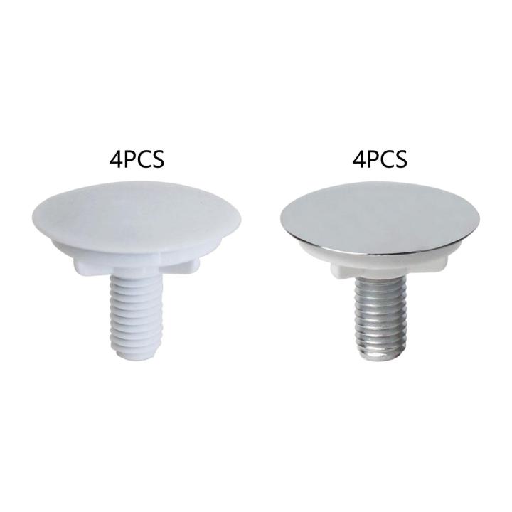 4 Pieces Kitchen Faucet Hole Cover Sealing Sink Tap Hole Plate Blanking Plug for Bathroom Restroom Bathtub Kitchen Hotel
