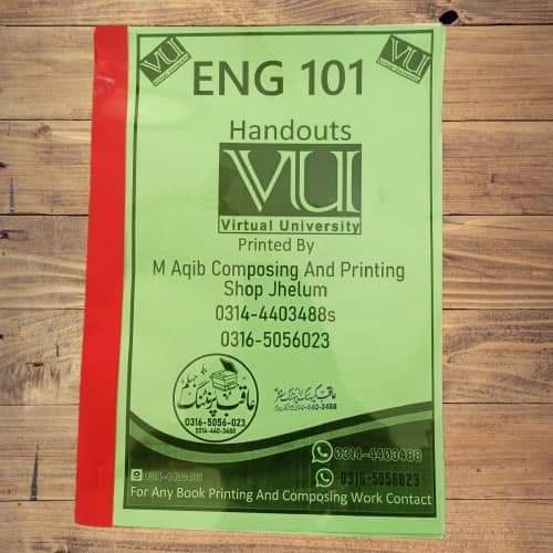 eng 101 handouts virtual university of Pakistan / Vu handouts / Vu books / AS Mart Pk