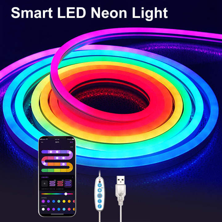 Neon%20LED%20Strip%20Lights%201/2/3M%20Silicone%20Neon%20Rope%20Light%20Music%20Sync%20DIY%20APP%20RGB%20Multicolor%20Chasing%20Strip%20Tape%20for%20Room%20Wall%20Decor%20-%20Image%208
