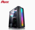 Ruix Twilight RGB Brand New Gaming PC Casing with Side Tempered Glass - Rank 7. 
