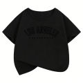 Fashion Los Angeles Top Design T Shirts Y2k Kids Children's T-shirt Boys Girls Summer Spring Casual Top Tee Short Sleeve. 