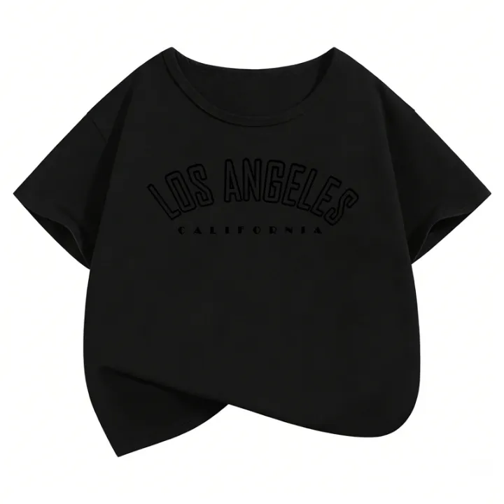 Fashion%20Los%20Angeles%20Top%20Design%20T%20Shirts%20Y2k%20Kids%20Children's%20T-shirt%20Boys%20Girls%20Summer%20Spring%20Casual%20Top%20Tee%20Short%20Sleeve%20-%20Image%202