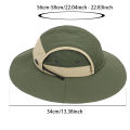 Summer Big Brim Sun Hats Wish Windproof Rope Men Women Beach Fishing Sunshade Hat.