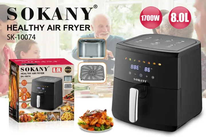 Sokany%20Healthy%20Air%20Fryer%208.0L%20(SK-10074)%201700W%20Digital%20Touch%20Screen%20Air%20Fryer%20-%20Image%203