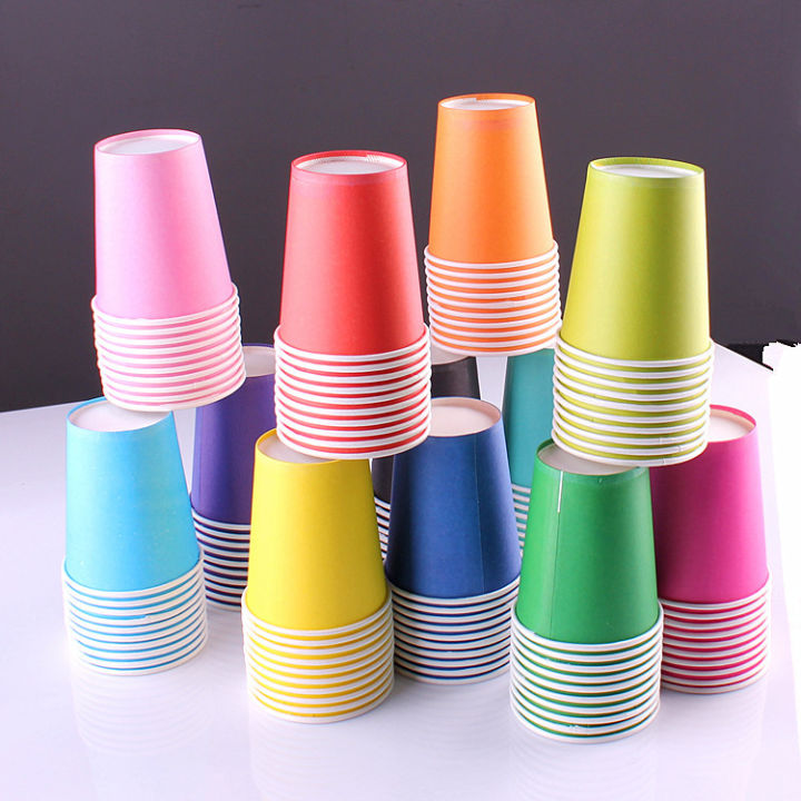1/5/10/20PCS%209%20Oz%20250ml%20Solid%20Thick%20Paper%20Cup%20Disposable%20Cup%20Wedding%20Birthday%20Party%20Holiday%20Disposable%20Tableware%20-%20Image%205