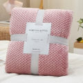 Winter Flannel Warm Blankets Home Office Pink/Green/Khaki Coral Fleece Sofa Cover Soft Fluffy Plaid Nap Blankets 70x100cm. 