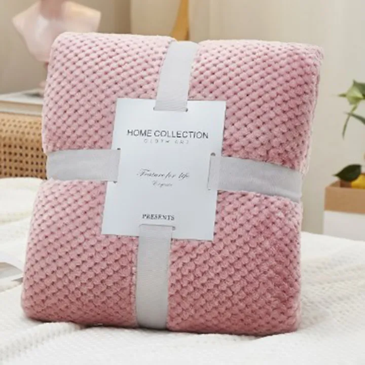 Winter%20Flannel%20Warm%20Blankets%20Home%20Office%20Pink/Green/Khaki%20Coral%20Fleece%20Sofa%20Cover%20Soft%20Fluffy%20Plaid%20Nap%20Blankets%2070x100cm%20-%20Image%203