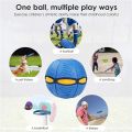 Frispee Ball UFO Magic Ball | Portable Glowing Flying Toys Creative Fly Saucer Stomp Magic Balls | Decompression Flying Flat Throw Disc Balls Toy for Childrens Outdoor Sports Kids Gift. 