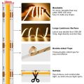 Tuya Wifi COB CCT LED Strip Light 24V 1-5M 2700K-6500K LED Tape Flexible Dimmable Cupboard Wardrobe Decor Lamp for Alexa . 