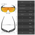 ELAX Polarized and Photochromic Cycling Glasses Outdoor Fishing Eyewear Sports Sunglasses Men Women Mtb Bike Bicycle Goggles.