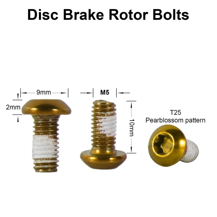 CNC%20Disc%20Brake%20Rotor%20Bolts%EF%BC%8CT25%20Steel%20Bicycle%20Bolts%20Kit%20for%20MTB/Road%20Bike,%2012Pcs%20-%20Image%206