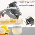 Automoness Manual Juicer, Single Press Lemon Juice Squeezer, Heavy Duty Aluminum Alloy Citrus Lemon Juicer Hand Press With Seed Filter, Hand Held Lemon Lime, Pomegranates,Orange, Apple Juicer. 
