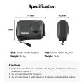 TELESIN Mini Storage Protection Bag For Dji Osmo Action 4 Brushed Half Open Quick Release Carrying Case for Action 3 Accessories. 
