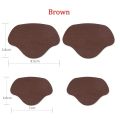 4Pcs Sneaker Heel Repair Pad Adjustable Size Wear-resistant Footbed Invisible Heel Repair Pad Repair Shoe Hole Pad Back Sticker. 