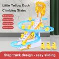 3PCS Racing Car Train Toy Duck/Pig/Dinosaur/Penguin Climb Stairs Toy Stair Climbing Toy for Kids 3 Years Old and Up. 