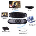 C120 Fly Air Mouse Wireless Keyboard Russian Spanish 2.4G Smart Remote Control Smart Keyboard Mouse for Android Tv Box. 