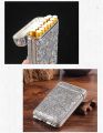 ELECTRIC LIGHTER WITH Royal Cigarette Holder, Retro 16Pcs Cigarette Box, Peaky Blinders Flick Box Holder, Luxury Vintage Carved Cigarette Box, Shelby Smoke Pocket Holder, Portable Smoking Tool, Expandable Cigarette Cases. 