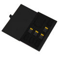 9 in 1 Portable Memory Card Case 1SD+ 8TF Micro SD Card Storage Case Holder Memory Card Holder Monolayer Aluminum Protector Box. 