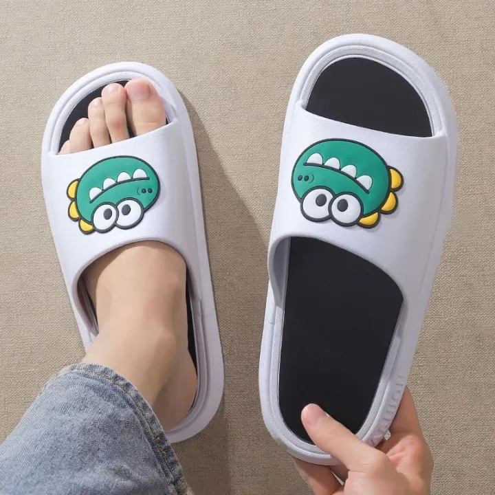 Cute%20cartoon%20cute%20little%20dinosaur%20shoes%20minimalist%20thick%20heel%20waterproof%20soft%20and%20flexible%20slippers%20-%20Image%204