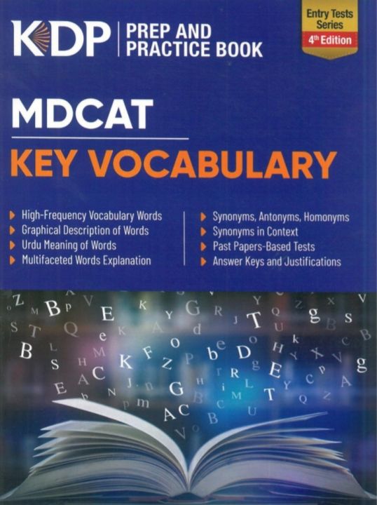 Kips Entry Tests Series Vocabulary MDCAT Prep and Practice book 2025 Edition