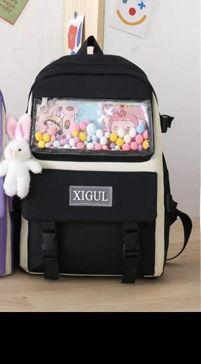 Emarald Fashion School Backpack School Bags for Girls Cute Back to School Bag Kawaii Bag