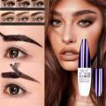 Waterproof Peel-off Semi Permanent Eyebrow Gel Natural Lasting Eye Brow Liquid Tearing Tattoo Tint Cream Cosmetics.