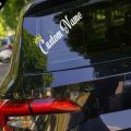 12inchs Car name sticker customize name car sticker. 