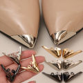 High-heeled Shoes Toe Cap Protection Prevent Wear and Scratches Shoes Compact Size Fashion Gold Silver Black Shoes Accessories. 