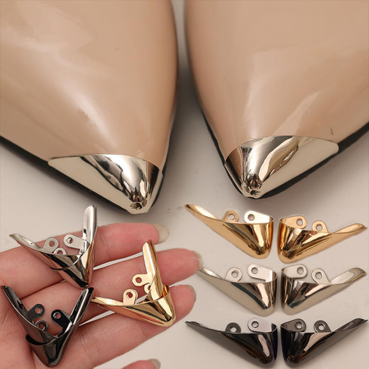 High-heeled%20Shoes%20Toe%20Cap%20Protection%20Prevent%20Wear%20and%20Scratches%20Shoes%20Compact%20Size%20Fashion%20Gold%20Silver%20Black%20Shoes%20Accessories%20-%20Image%202