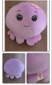 Ty Squish A Boos Octavia Purple & Yellow Octopus Soft Plush Toy 10”. 