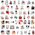 50pcs The Summer Hikari Died Stickers Cool Yoshiki Hikaru Sticker Laptop Bike Skateboard Suitcase Bike Aesthetics Decals. 