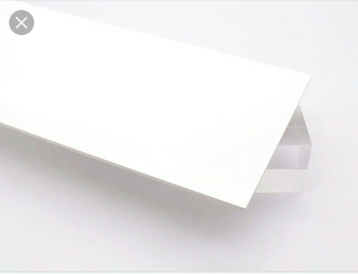 Acrylic Sheet Milky White 2mm Thickness 12*16 inches