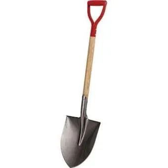 High Quality carbon steel Garden Spade Shovel Belcha with Wooden Handle showel Heavy Duty Agricultural and gardening Tools construction tools Strong handle for rough use Wooden Handle For Digging