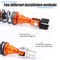 2pcs Motorcycle Rear Shock Extender Motorcycle Front Shock Riser With Screw Front Shock Riser Height Extension Absorber Metal.