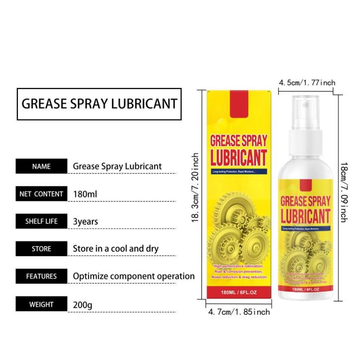Grease Lubricant Spray, Anti-Rust Anti-Corrosion …