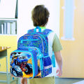 Bookbag for Kids Boys, 3PCS Backpack Set with Clip-On Lunch Box, Truck School Bag for Elementary Preschool Toddler.