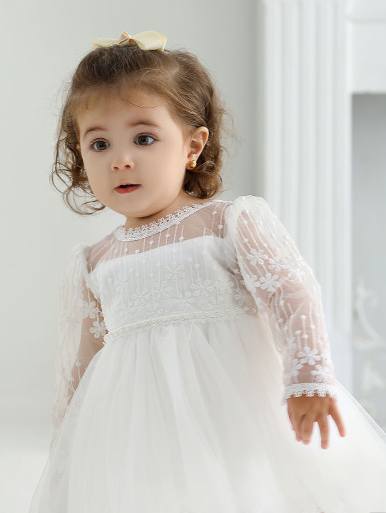 Baby%20Christening%20Stuff%20Dress%20Baby%20Dress%20Girls%20Party%20Birthday%20Wedding%20Princess%20White%20Dresses%20for%20Woman%20-%20Image%203