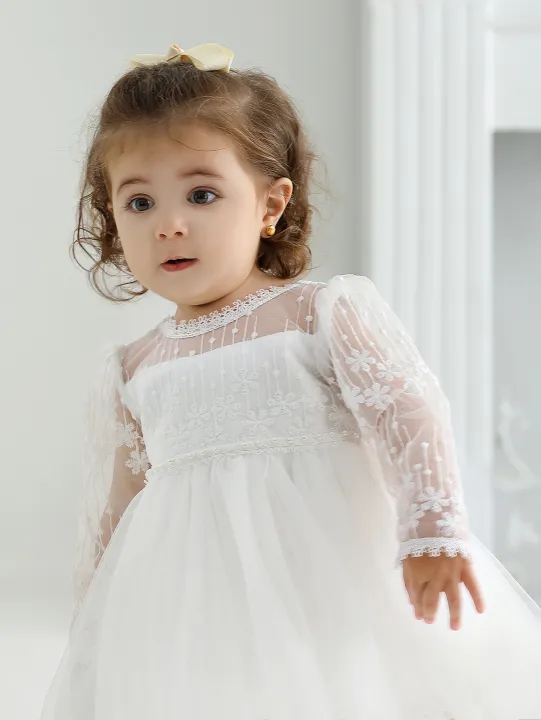 Baby%20Christening%20Stuff%20Dress%20Baby%20Dress%20Girls%20Party%20Birthday%20Wedding%20Princess%20White%20Dresses%20for%20Woman%20-%20Image%203